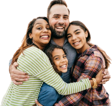 An American family compares life insurance with confidence